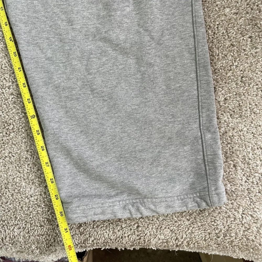 Y2K Nike Sportswear Sweatpants Mens 3XL Gray French Terry Elastic Waist Pockets